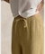 リネン ドローストリング パンツ