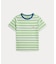(ボーイズ 2才～7才)ストライプド コットン ジャージー ポケット Tシャツ