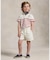 (ボーイズ 2才～7才)Polo ベア ストライプド コットン ポロシャツ