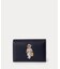 Polo ベア レザー フラップ カード ケース