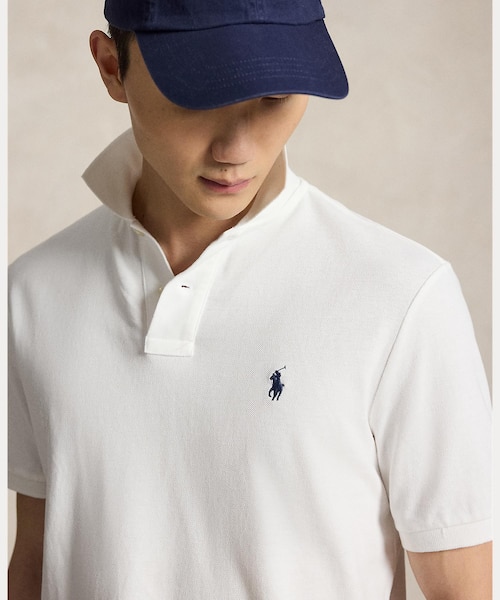 ポロラルフローレン polo新品 タグ付きポロシャツクラシックフィット白S クラシック フィット メッシュ ポロシャツ｜ポロ ラルフ ローレンの