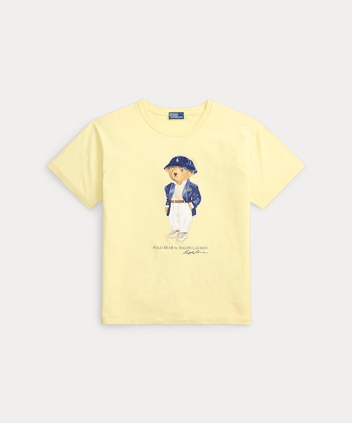 美品❤️現行タグ❤️ポロバイラルフローレン ロゴ コットン ジャージー Tシャツ L Polo ベア コットン ジャージー Tシャツ｜ポロ ラルフ ローレンの通販