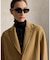ダブルフェイスド ロング ウール コート