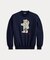 パッチワーク Polo ベア フリース クルーネック