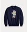 パッチワーク Polo ベア フリース クルーネック