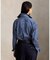 リラックス フィット ストライプド コットン シャツ