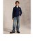 (ボーイズ 8才～20才)Polo ベア ケーブル コットン フルジップ セーター