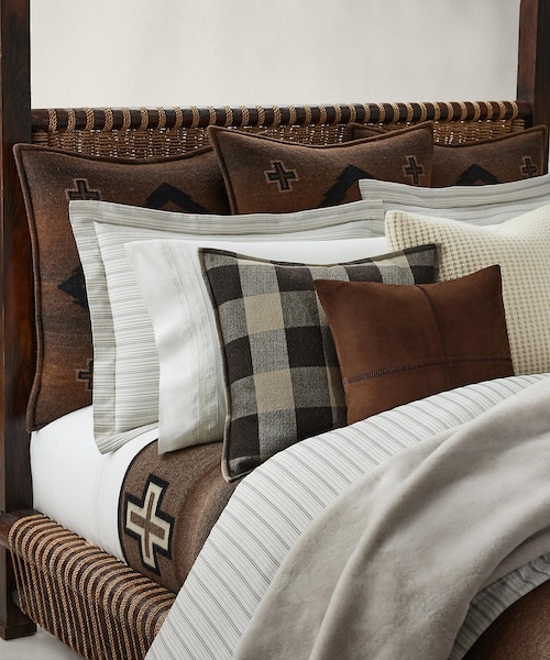 Lauren Ralph フラットシーツ クイーン RALPH LAUREN HOME ベッド 寝具 オーガニック コットン