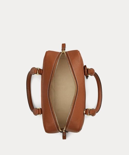 ペブルド レザー スモール Emerie サッチェル｜ローレン ラルフ