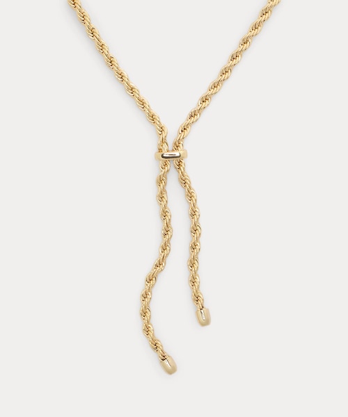 ゴールドプレーテッド ラリアット ネックレス｜ローレン ラルフ