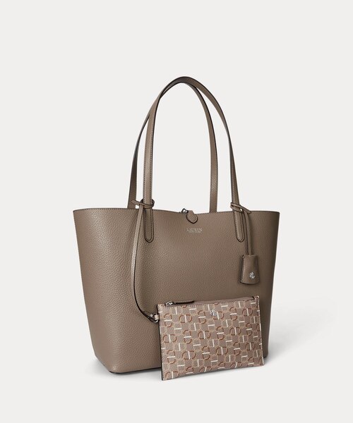 フェイクレザー ラージ リバーシブル トート バッグ｜ローレン ラルフ