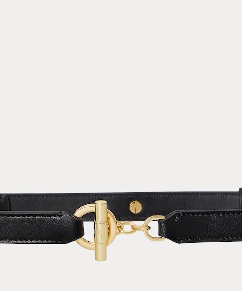 レザー トグル スキニー ベルト｜ローレン ラルフ ローレンの通販