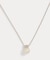 スターリング シルバー フェイクパール ネックレス