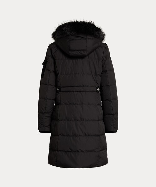 RRL フェイクファートリムモッズコート サイズL Double RL (ダブル アール エル) : CORDUROY-COLLAR COTTON DECK