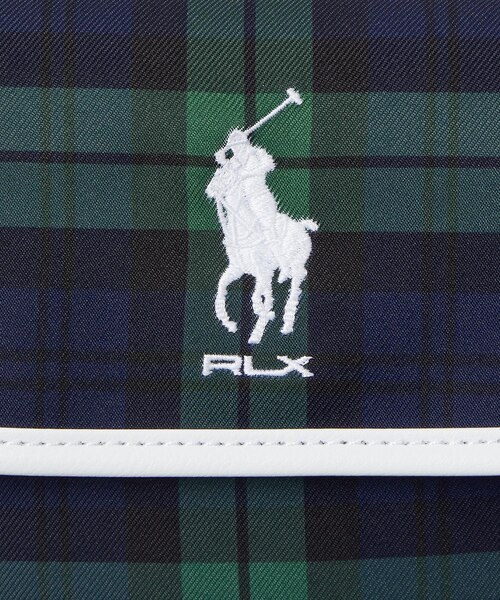 RLX GOLF チェック マルチパーパス ゴルフ ポーチ RLX）チェック マルチパーパス ゴルフ ポーチ｜ポロ ゴルフ