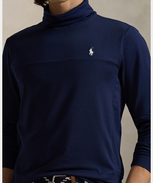 RLX）パフォーマンス ピケ モックネック｜ポロ ゴルフ アールエル
