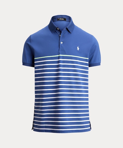 RLX ゴルフポロシャツ 青 RLX ゴルフポロシャツ 青 テーラード フィット Polo ベア