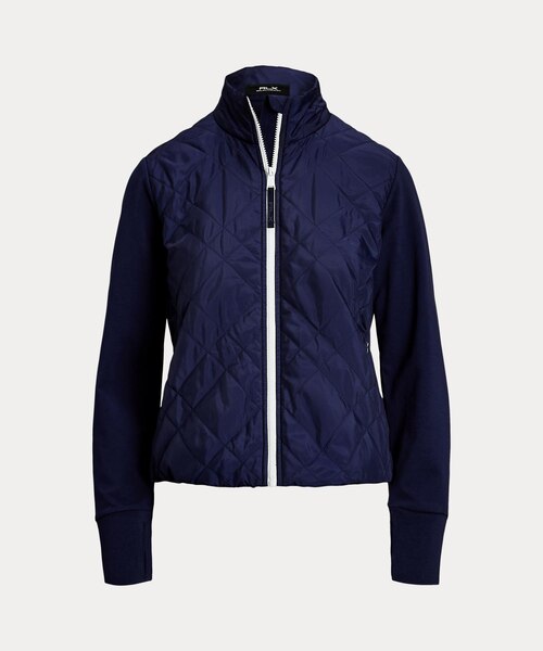 RLX）ハイブリッド キルテッドフロント テリー ジップ ジャケット