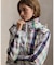 （RLX）チェック フーデッド レイン ジャケット
