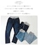 【再入荷】WEB限定 ウエストリブ デニム サルエルパンツ
