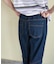【再入荷】WEB限定 ウエストリブ デニム サルエルパンツ