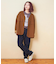 【再入荷】WEB限定 ウエストリブ デニム サルエルパンツ