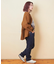 【再入荷】WEB限定 ウエストリブ デニム サルエルパンツ