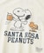 PEANUTS ( ピーナッツ ) スヌーピー OE天竺 パウダー加工 プリント Tシャツ