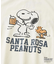 PEANUTS ( ピーナッツ ) スヌーピー OE天竺 パウダー加工 プリント Tシャツ