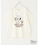 PEANUTS ( ピーナッツ ) スヌーピー OE天竺 パウダー加工 プリント Tシャツ