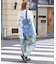 32/-天竺 オゾン加工 ロゴプリント ビッグ Tシャツ