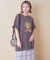 32/-天竺 オゾン加工 ロゴプリント ビッグ Tシャツ