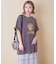 32/-天竺 オゾン加工 ロゴプリント ビッグ Tシャツ