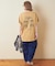 32/-天竺 オゾン加工 ロゴプリント ビッグ Tシャツ