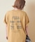 32/-天竺 オゾン加工 ロゴプリント ビッグ Tシャツ