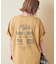 32/-天竺 オゾン加工 ロゴプリント ビッグ Tシャツ