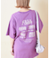 32/-天竺 オゾン加工 ロゴプリント ビッグ Tシャツ