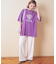 32/-天竺 オゾン加工 ロゴプリント ビッグ Tシャツ