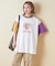32/-天竺 オゾン加工 ロゴプリント ビッグ Tシャツ