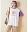32/-天竺 オゾン加工 ロゴプリント ビッグ Tシャツ