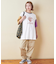 32/-天竺 オゾン加工 ロゴプリント ビッグ Tシャツ