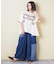 トンプキン天竺 ケミカル加工 リメイク風 切替 ビッグTシャツ