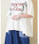 トンプキン天竺 ケミカル加工 リメイク風 切替 ビッグTシャツ