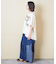 トンプキン天竺 ケミカル加工 リメイク風 切替 ビッグTシャツ