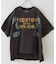 トンプキン天竺 ケミカル加工 リメイク風 切替 ビッグTシャツ
