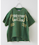 トンプキン天竺 ケミカル加工 リメイク風 切替 ビッグTシャツ