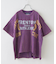 トンプキン天竺 ケミカル加工 リメイク風 切替 ビッグTシャツ
