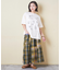 32/-スラブ天竺 マリン 刺繍 Tシャツ