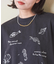 32/-スラブ天竺 マリン 刺繍 Tシャツ