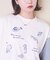 32/-スラブ天竺 マリン 刺繍 Tシャツ
